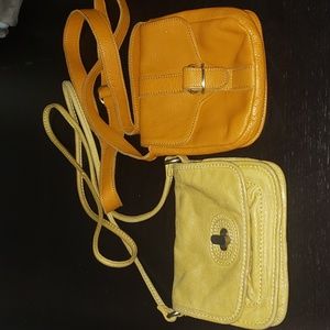 Fossil and Nest mini bags